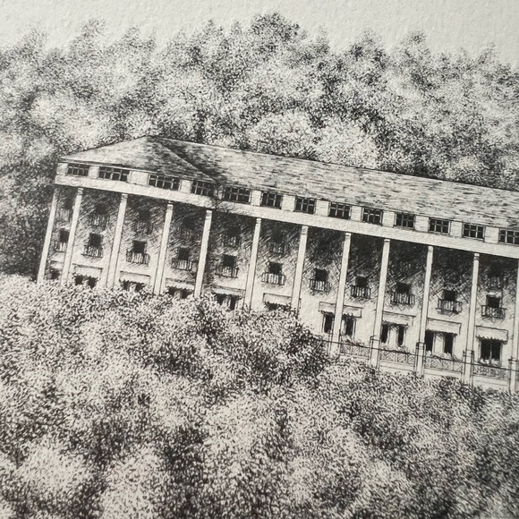 GRAND HOTEL MACKINAC ISLAND SIGNED/ NUMBERED PENCIL DRAWING- MCKELNER 1996 - Picture 9 of 10